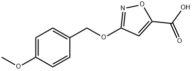 5-Isoxazolecarboxylic acid, 3-[(4-methoxyphenyl)methoxy]-|3-(4-甲氧基苯基)-5-异噁唑羧酸