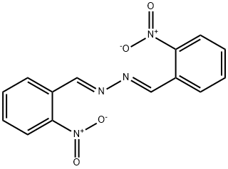 bis(2-nitrobenzylidene)hydrazine Structure