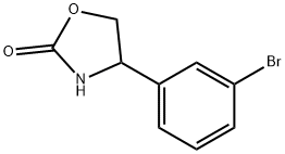 2-Oxazolidinone, 4-(3-bromophenyl)- 结构式