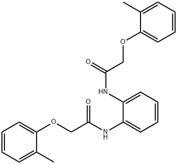 N,N'-1,2-phenylenebis[2-(2-methylphenoxy)acetamide] Structure