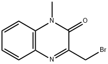 1-甲基-3-溴甲基喹喔啉-2-酮, 1501-41-3, 结构式