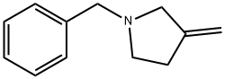 1-ベンジル-3-メチレンピロリジン 化学構造式