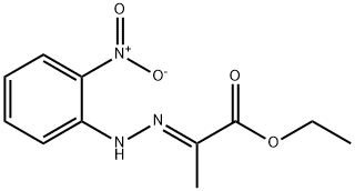 (E)-ETHYL 2-(2-(2-NITROPHENYL)HYDRAZONO)PROPANOATE Structure