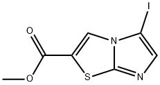 methyl 5-iodoimidazo[2,1-b]thiazole-2-carboxylate Struktur