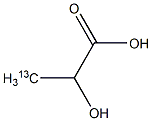 L-LACTIC ACID-3-13C 结构式