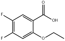 2-Ethoxy-4,5-difluorobenzoic acid 结构式