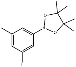 3-Fluoro-5-methylphenylboronic acid pinacol ester,1583286-47-8,结构式