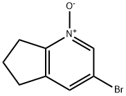 3-bromo-1-oxido-6,7-dihydro-5H-cyclopenta[b]pyridin-1-ium Structure