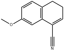 7-methoxy-3,4-dihydronaphthalene-1-carbonitrile Structure