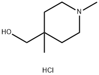 (1,4-dimethyl-4-piperidinyl)methanol hydrochloride Structure