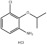 (3-chloro-2-isopropoxyphenyl)amine hydrochloride 结构式