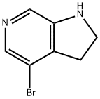 4-Bromo-2,3-dihydro-1H-pyrrolo[2,3-c]pyridine Struktur