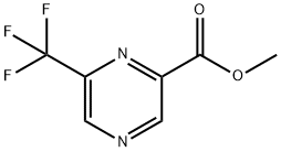 6-(三氟甲基)吡嗪-2-甲酸甲酯 结构式