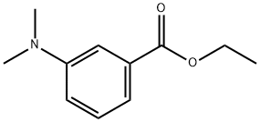 3-Dimethylaminobenzoic acid ethyl ester 化学構造式