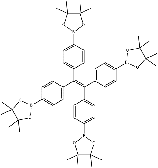 四(4-硼酸频哪醇酯苯基)乙烯,1660996-72-4,结构式