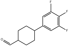 4-(3,4,5-三氟苯基)环己基甲醛, 167161-17-3, 结构式