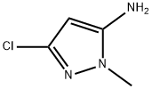 3-氯-1-甲基-1H-吡唑-5-胺,167408-80-2,结构式