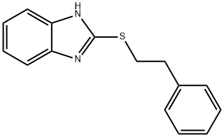 2-(phenethylthio)-1H-benzo[d]imidazole Structure