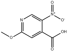 2-Methoxy-5-nitro-isonicotinic acid Structure
