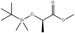 (R)-methyl 2-(tert-butyldimethylsilyloxy)propanoate, 171230-81-2, 结构式
