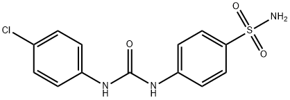 4-({[(4-chlorophenyl)amino]carbonyl}amino)benzenesulfonamide Structure