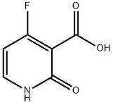 2-羟基-4-氟吡啶-3-甲酸, 1803770-09-3, 结构式