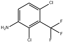 2,4-Dichloro-3-trifluoromethyl-phenylamine, 1804908-04-0, 结构式