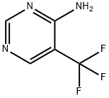 5-Trifluoromethyl-pyrimidin-4-ylamine Struktur