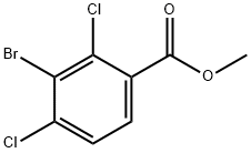 Methyl 3-bromo-2,4-dichlorobenzoate Struktur