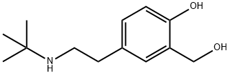 4-[2-(tert-butylamino)ethyl]-2-(hydroxymethyl)phenol Structure