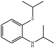 Benzenamine, N-(1-methylethyl)-2-[(1-methylethyl)thio]- Struktur