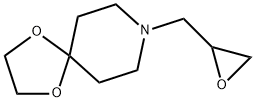 8-[(oxiran-2-yl)methyl]-1,4-dioxa-8-azaspiro[4.5]decane, 187084-49-7, 结构式
