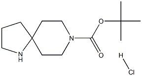 1,8-Diaza-spiro[4.5]decane-8-carboxylic acid tert-butyl ester hydrochloride Structure