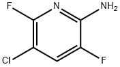 2-PYRIDINAMINE, 5-CHLORO-3,6-DIFLUORO- Struktur