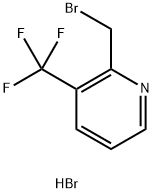 2-Bromomethyl-3-trifluoromethyl-pyridine HBr Structure
