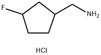(3-Fluorocyclopentyl)Methanamine Hydrochloride Structure