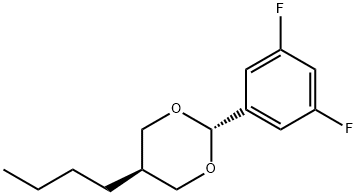 1,3-Dioxane, 5-butyl-2-(3,5-difluorophenyl)-, trans-|反式-5-丁基-2-(3,5-二氟苯基)-1,3-二恶烷