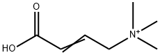 (E)-4-(trimethylammonio)but-2-enoic acid 结构式