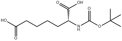 Boc-R-2-Aminopimelic acid Structure