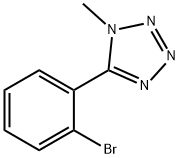 1H-Tetrazole, 5-(2-bromophenyl)-1-methyl- 结构式