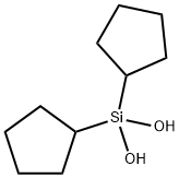 二环戊基硅烷二醇 结构式