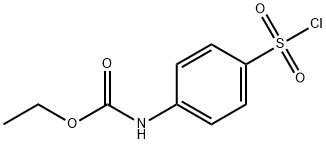 Carbamic acid,N-[4-(chlorosulfonyl)phenyl]-, ethyl ester 化学構造式