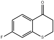 7-fluorothiochroman-4-one 化学構造式