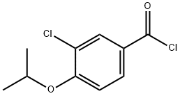 3-chloro-4-isopropoxybenzoyl chloride 结构式