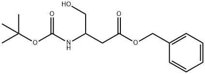 BENZYL 3-([(TERT-BUTOXY)CARBONYL]AMINO)-4-HYDROXYBUTANOATE Struktur