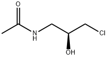(S)-N-(3-Chloro-2-hydroxypropyl)acetamide Structure