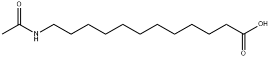 12-(acetylamino)- Dodecanoic acid Structure