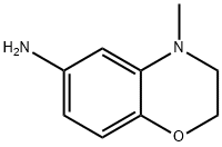 4-Methyl-3,4-dihydro-2H-benzo[1,4]oxazin-6-ylamine, 226571-61-5, 结构式