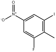 1-氟-3-碘-2-甲基-5-硝基苯, 264617-02-9, 结构式