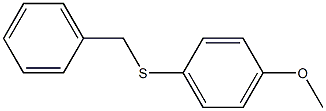 1-benzylsulfanyl-4-methoxybenzene Structure